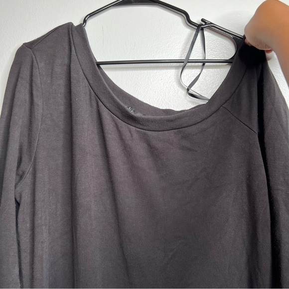 Eloquii Black One Shoulder Long Sleeve Knit Bodycon Midi Dress Plus Size… - Picture 2 of 9